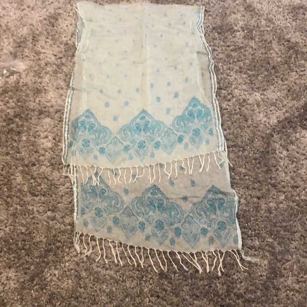 Blue Scarf - Picture 2 of 4
